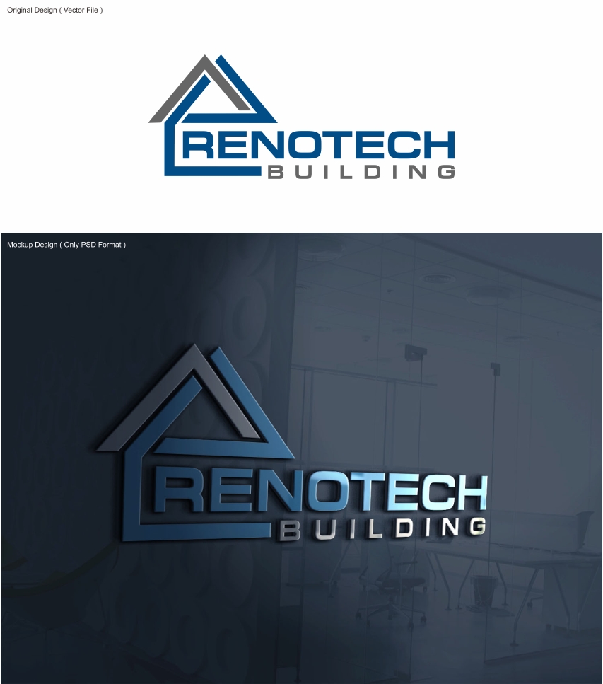 Logo Design by Khalik for Renotech building | Design #12341266