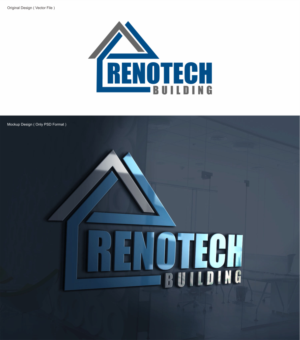 Logo Design by Khalik for Renotech building | Design: #12341269
