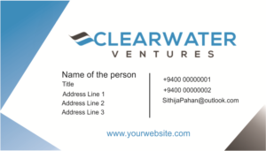 Business Card Design by sithija pahan