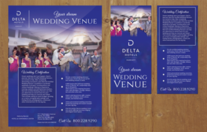 Wedding flyer and rack card for Hotel in Wisconsin | Diseño de Flyer por MNM