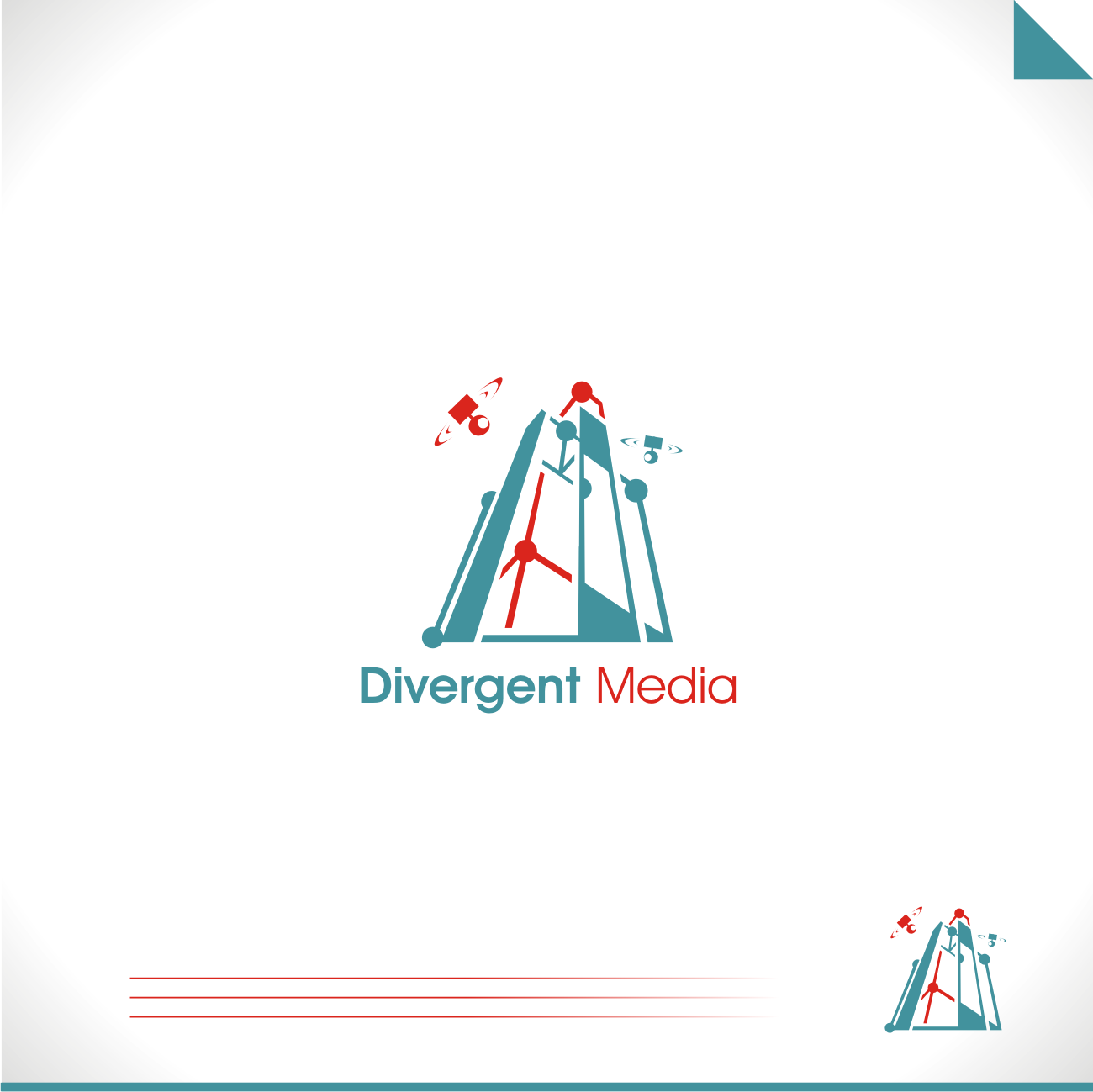 Logo Design by R!CKY for Divergent Media Corp. | Design #12351370