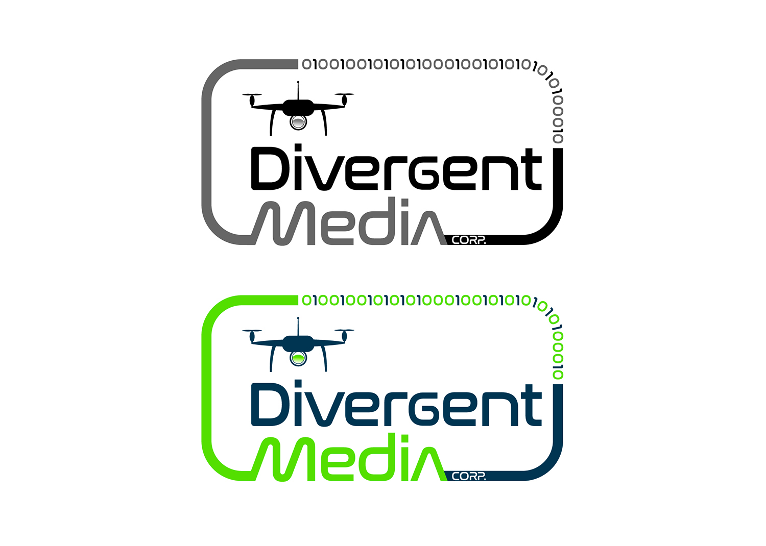 Logo Design by yarbodesign for Divergent Media Corp. | Design #12483824