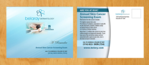 Diseño de Postal por Venus L. Penaflor para Belaray Dermatology | Diseño: #12352958
