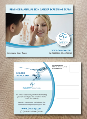 Diseño de Postal por alex989 para Belaray Dermatology | Diseño: #12344405
