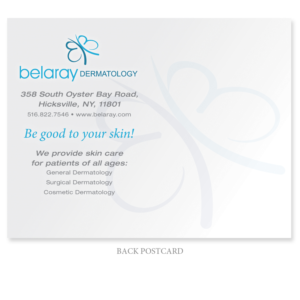 Diseño de Postal por LTC design para Belaray Dermatology | Diseño: #12415959