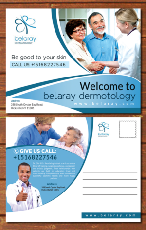 Diseño de Postal por debdesign para Belaray Dermatology | Diseño: #12400275