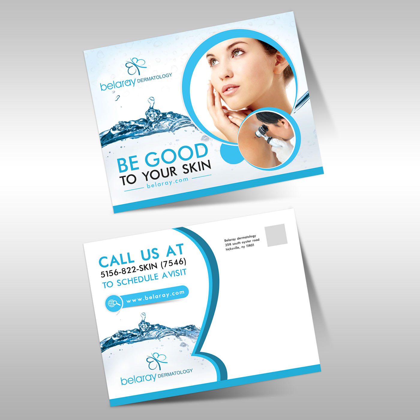 Postcard Design by debdesign for Belaray Dermatology | Design #12400934