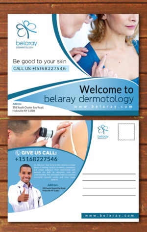Diseño de Postal por debdesign para Belaray Dermatology | Diseño: #12407064