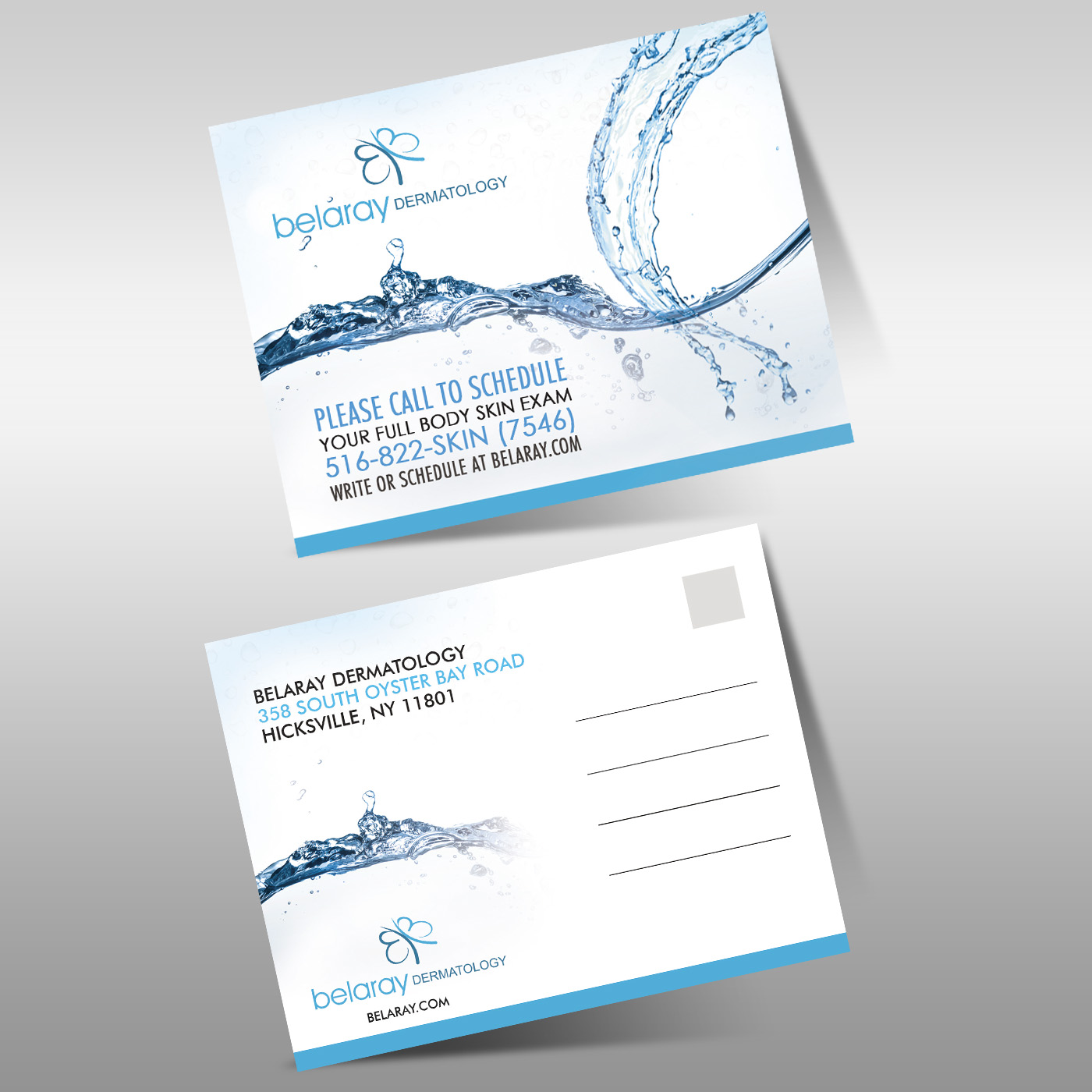 Postcard Design by debdesign for Belaray Dermatology | Design #12531107