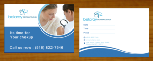 Design de Carte Postale par EWS Webs pour Belaray Dermatology | Design #12435139