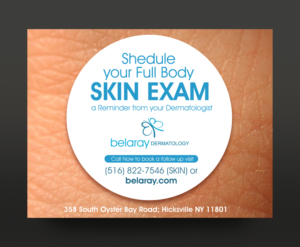 Diseño de Postal por rkailas para Belaray Dermatology | Diseño: #12450554