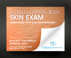 Diseño de Postal por rkailas para Belaray Dermatology | Diseño: #12450556