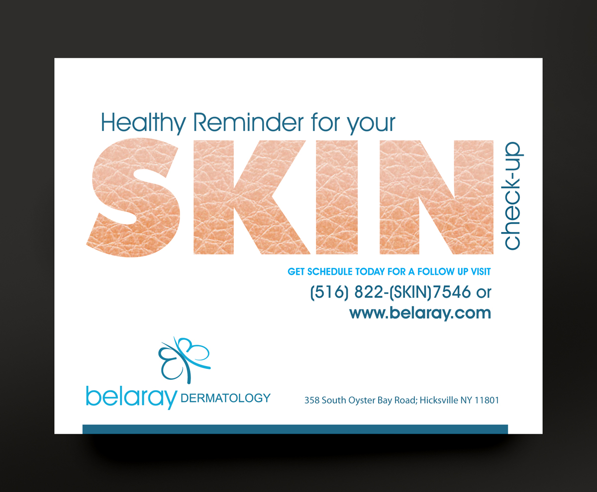 Postcard Design by rkailas for Belaray Dermatology | Design #12450963