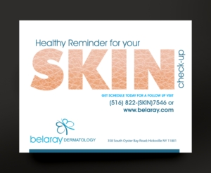 Diseño de Postal por rkailas para Belaray Dermatology | Diseño: #12450963