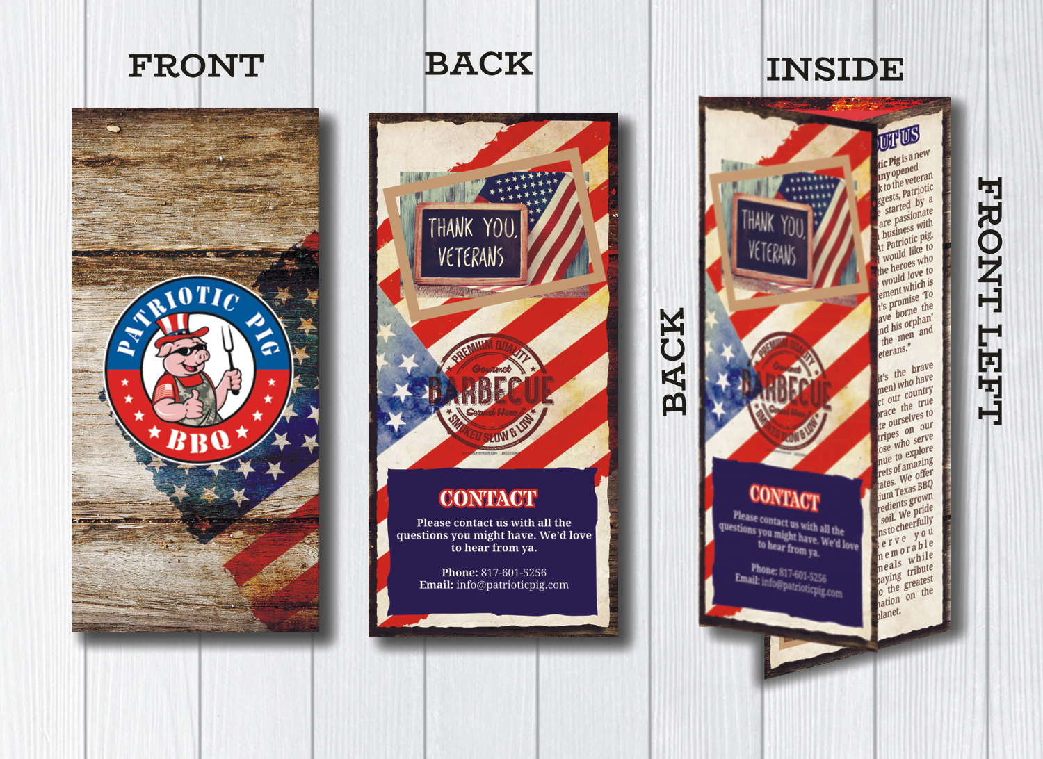 Diseño de Flyer por 3-ikE para Patriotic Pig | Diseño #12363442