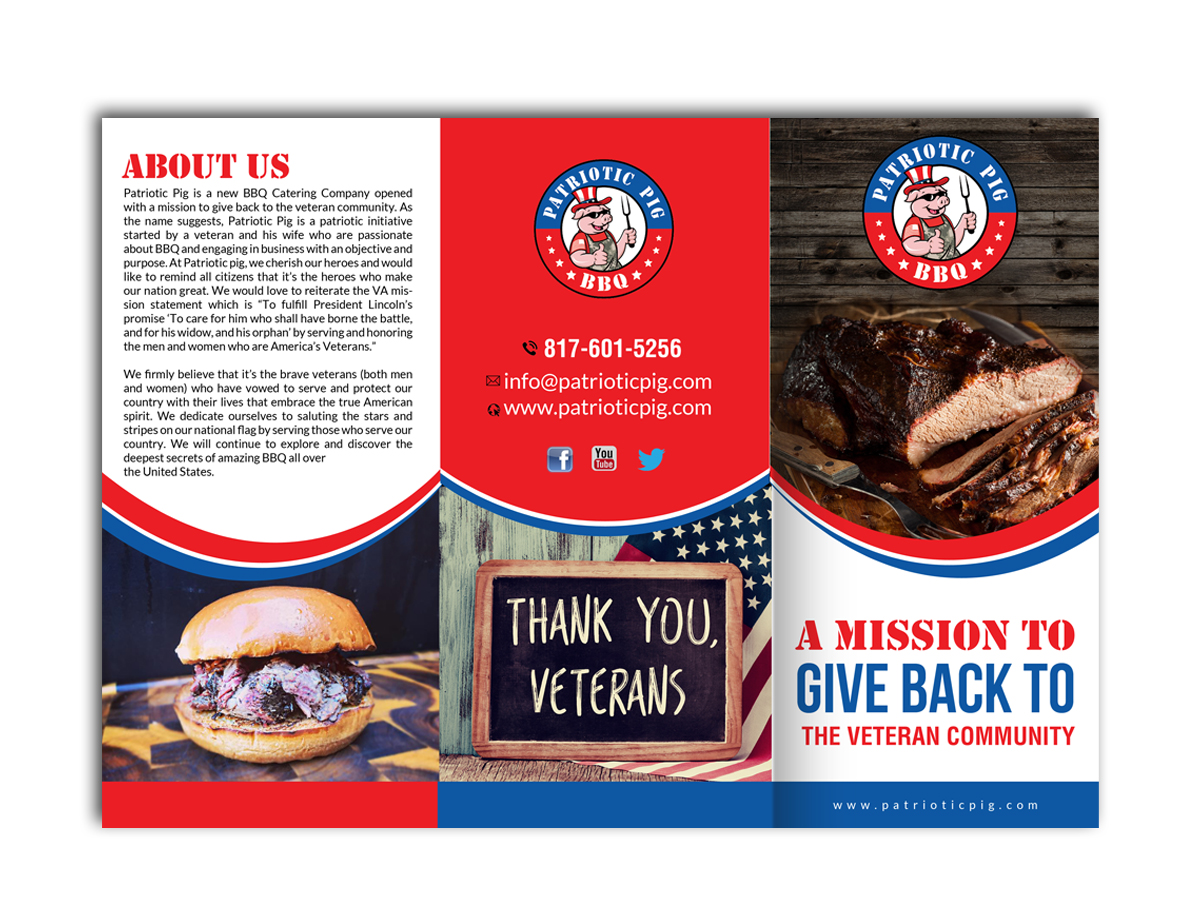 Flyer Design by creative.bugs for Patriotic Pig | Design #12351055