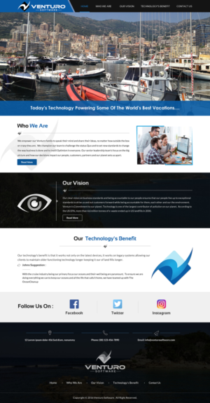 modern design for software startup | Web Design par Sbss