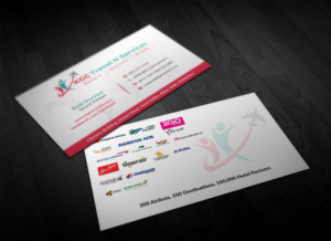 Business Card Design by Pointless Pixels India for KGC TRAVEL N SERVICES | Design: #12347697
