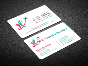 Business Card Design by Verified artistry (Design garden) for KGC TRAVEL N SERVICES | Design: #12363071