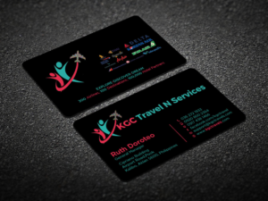Business Card Design by Verified artistry (Design garden) for KGC TRAVEL N SERVICES | Design: #12363075