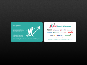 Business Card Design by Creations Box 2015 for KGC TRAVEL N SERVICES | Design: #12354018