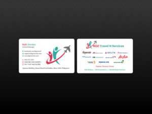 Business Card Design by Creations Box 2015 for KGC TRAVEL N SERVICES | Design: #12354020