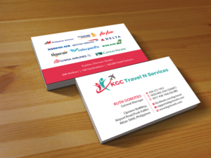 Business Card Design by Creations Box 2015 for KGC TRAVEL N SERVICES | Design: #12354987