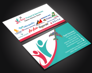 Business Card Design by chandrayaan.creative for KGC TRAVEL N SERVICES | Design #12350638