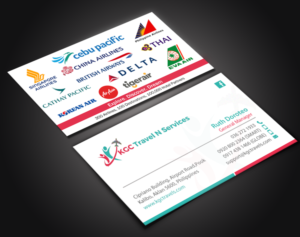 Business Card Design by chandrayaan.creative for KGC TRAVEL N SERVICES | Design: #12350641