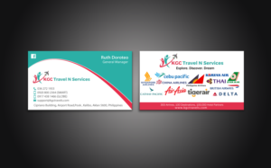 Business Card Design by chandrayaan.creative for KGC TRAVEL N SERVICES | Design: #12350642