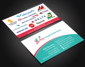 Business Card Design by chandrayaan.creative for KGC TRAVEL N SERVICES | Design: #12358226