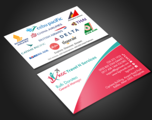 Business Card Design by chandrayaan.creative for KGC TRAVEL N SERVICES | Design: #12358351