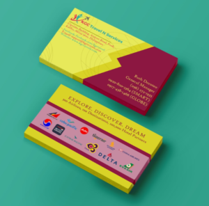 Business Card Design by Alea Claire Ilustrisimo for KGC TRAVEL N SERVICES | Design: #12354406