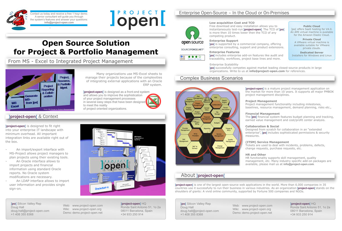 Brochure Design by Fernando for ]project-open[ | Design #2402023