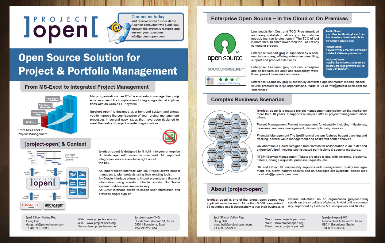 Brochure Design by Priyo Subarkah for ]project-open[ | Design: #2404872