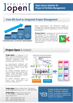 Brochure Design by JCR for ]project-open[ | Design: #2398991