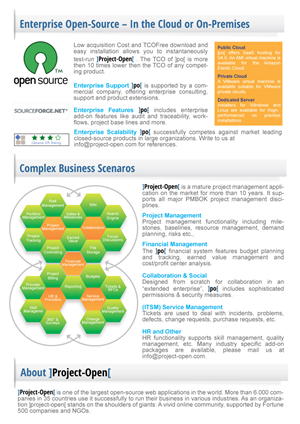 Brochure Design by JCR for ]project-open[ | Design: #2398995