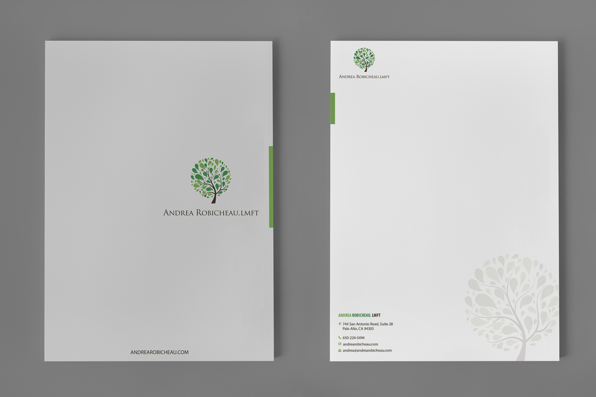 modern elegant psychology stationery design for a company by selda