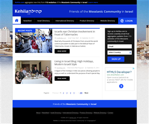 Web Design by  Artman for Kehila.org | Design: #2462042