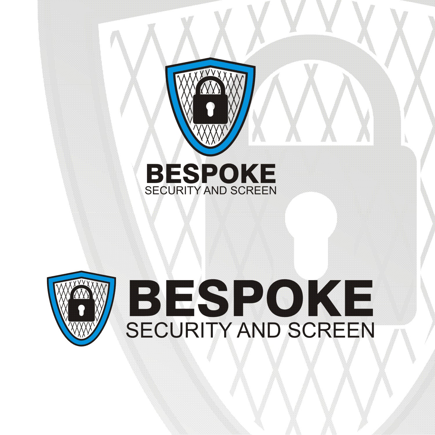 Logo Design by gigie for Bespoke Security & Screens | Design #12419254