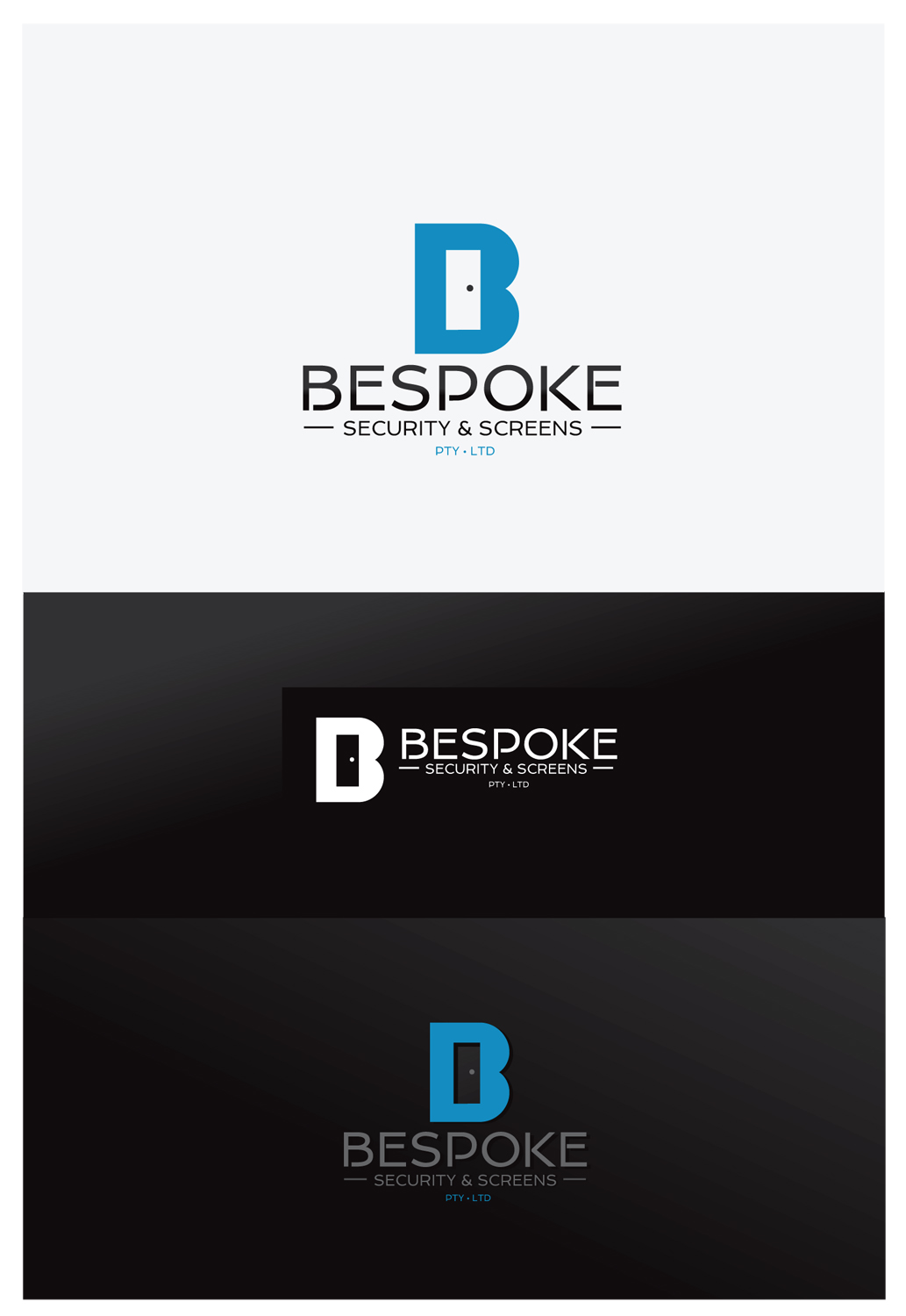 Logo Design by CanDoDesign for Bespoke Security & Screens | Design #12369816