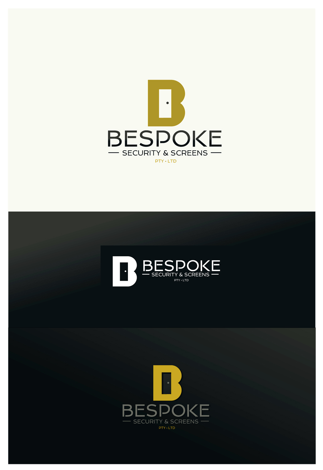 Logo Design by CanDoDesign for Bespoke Security & Screens | Design #12369881