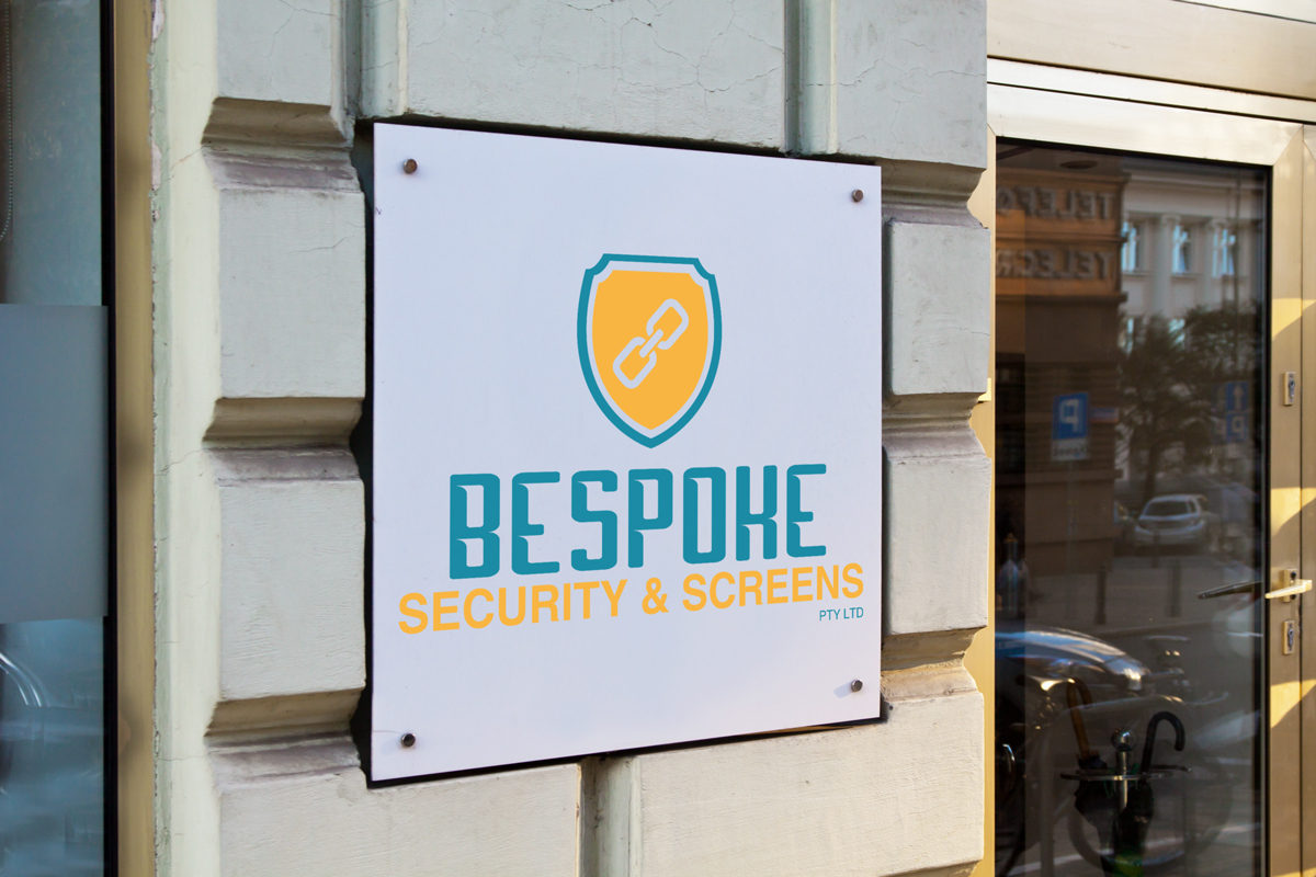 Logo Design by nitexblue for Bespoke Security & Screens | Design #12417862