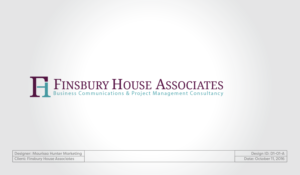 Logo Design by Maurissahunter for Finsbury House Associates | Design: #12344418