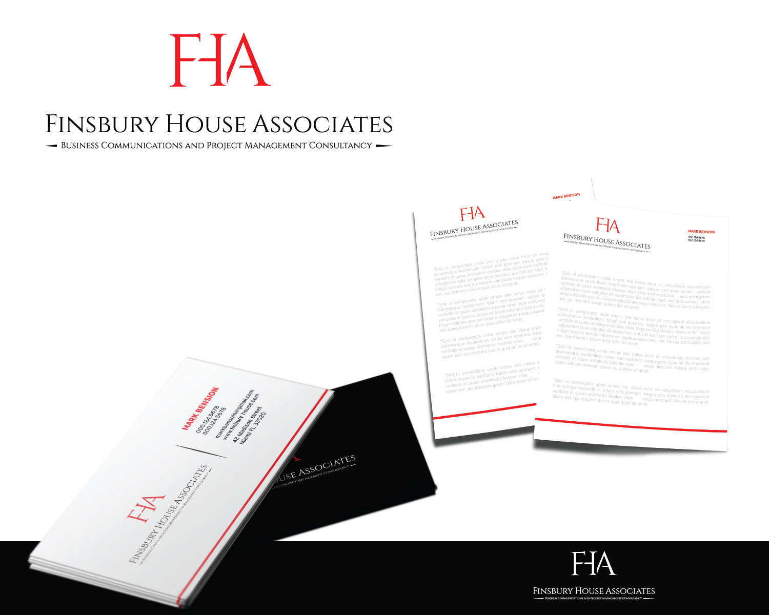 Logo-Design von Atec für Finsbury House Associates | Design #12364165