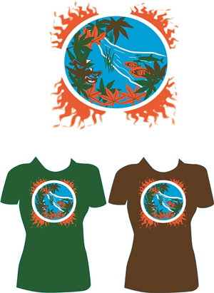 T-shirt Design by jilleah