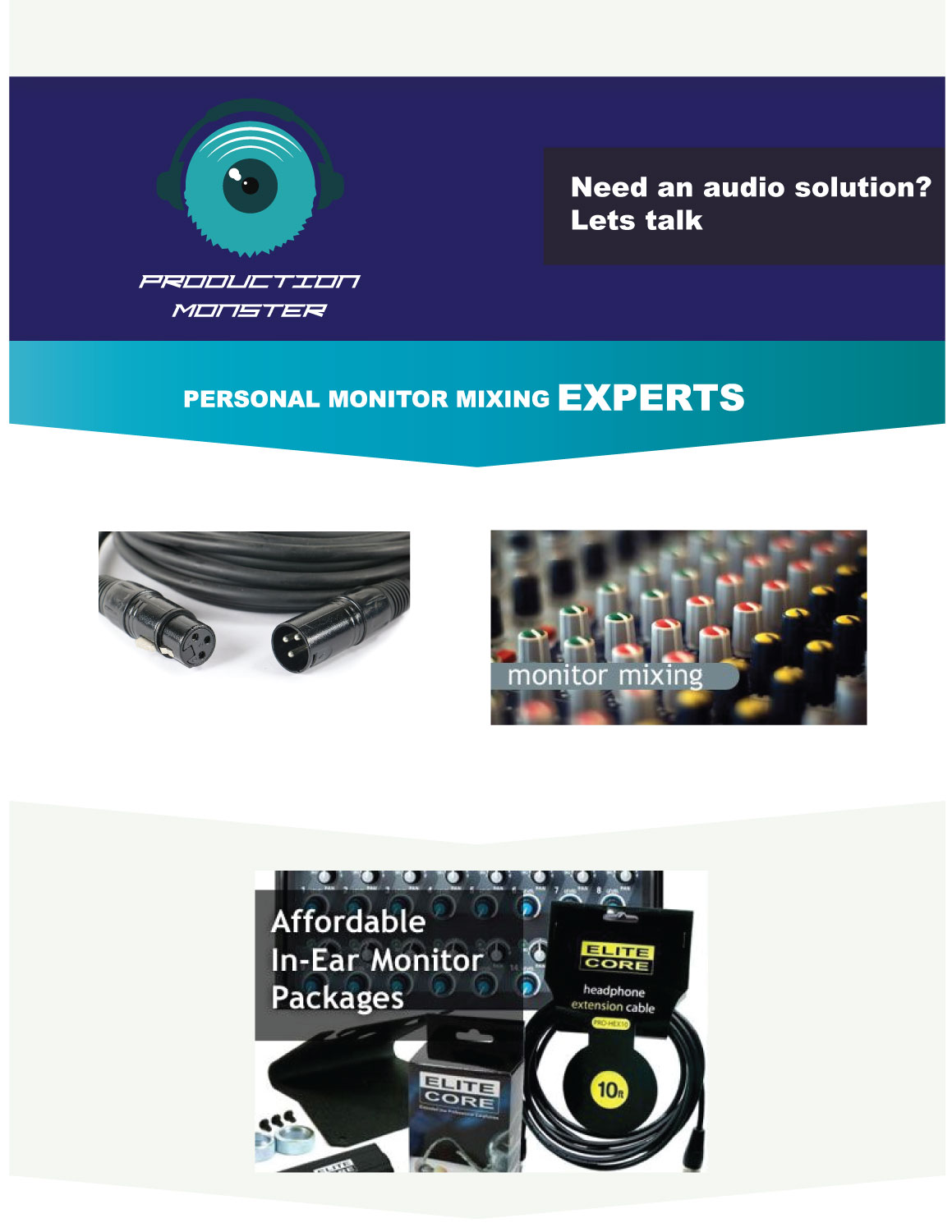 Email Marketing Design by el. for Production Monster | Design #12376503