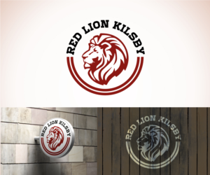 Red Lion Kilsby | Logo Design by Intro Base