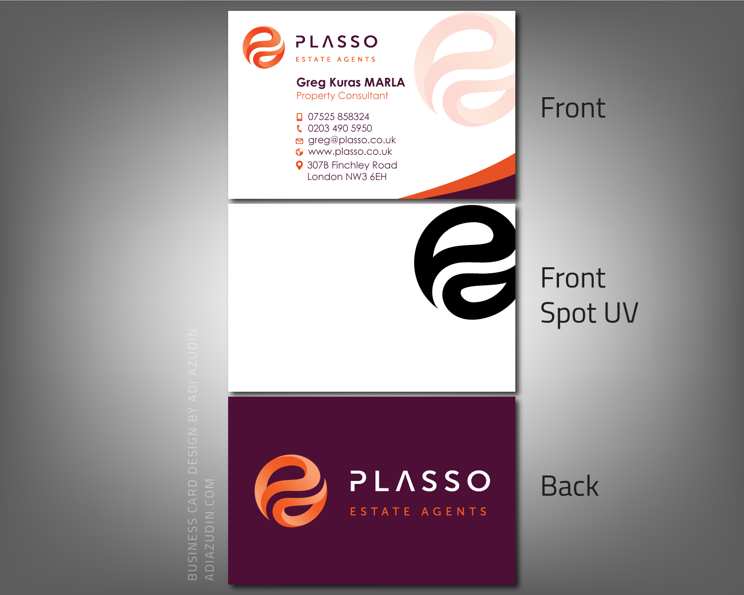 Business Card Design by adiazudin for Plasso | Design #12345401