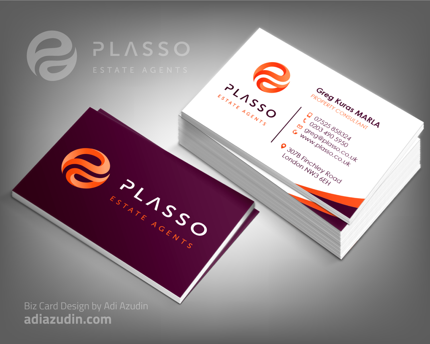 Business Card Design by adiazudin for Plasso | Design #12349544